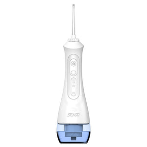 SEAGO New Oral Irrigator Portable Water Dental Flosser USB Rechargeable 3 Modes IPX7 200ML Water for Cleaning Teeth SG833