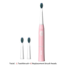 将图片加载到图库查看器,SEAGO Electric Toothbrush with 1 Replacement Brush Heads Battery Sonic Teeth Brush Deep Cleaning Included Soft-bristle E23