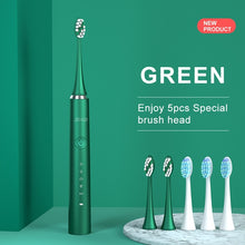 将图片加载到图库查看器,SEAGO Rechargeable Sonic Electric Toothbrush 5 Mode Waterproof Fast chargeable Electric Tooth Brush Head Adult S2 Couple Gift