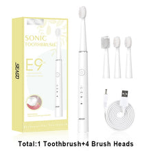 将图片加载到图库查看器,SEAGO Sonic Electric Toothbrush 360 Upgraded Automatic Rechargeable Tooth Brush Waterproof Replacement Brush Heads Gift SG548