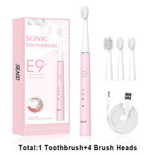 将图片加载到图库查看器,SEAGO Sonic Electric Toothbrush 360 Upgraded Automatic Rechargeable Tooth Brush Waterproof Replacement Brush Heads Gift SG548
