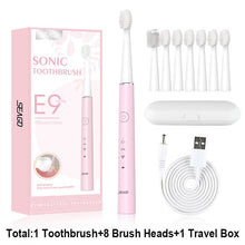 将图片加载到图库查看器,SEAGO Sonic Electric Toothbrush 360 Upgraded Automatic Rechargeable Tooth Brush Waterproof Replacement Brush Heads Gift SG548