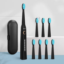 将图片加载到图库查看器,Seago Sonic Electric Toothbrush Tooth brush USB Rechargeable adult Waterproof Ultrasonic automatic 5 Mode with Travel case