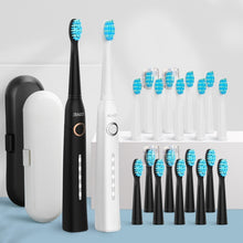 将图片加载到图库查看器,Seago Sonic Electric Toothbrush Tooth brush USB Rechargeable adult Waterproof Ultrasonic automatic 5 Mode with Travel case