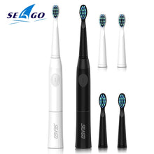 将图片加载到图库查看器,SEAGO Electric Toothbrush Sonic Electric Toothbrush Teeth Cleaning Electrical Toothbrush Dental Electric Brush 4 Nozzles