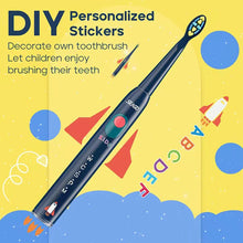 将图片加载到图库查看器，Seago Kids Electric Toothbrush for 6+Years 5 Modes Rechargeable IPX7 Waterproof Power Sonic Toothbrush Replacement Head SG-2303
