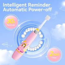 将图片加载到图库查看器，ReDISEN 360 Degree Children’s Electric Toothbrush with Fun LED Lights,SG-2113 Built-in 2-Minute Timer, Soft Bristles &amp; Ergonomic
