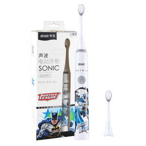 SEAGO Sonic Electric Toothbrush Upgraded Kid Safety automatic Toothbrush USB Rechargeable with 2 pcs Replacement Brush Head SK2