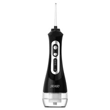 将图片加载到图库查看器，SEAGO New Oral Irrigator Portable Water Dental Flosser USB Rechargeable 3 Modes IPX7 200ML Water for Cleaning Teeth SG833
