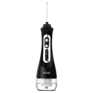 SEAGO New Oral Irrigator Portable Water Dental Flosser USB Rechargeable 3 Modes IPX7 200ML Water for Cleaning Teeth SG833