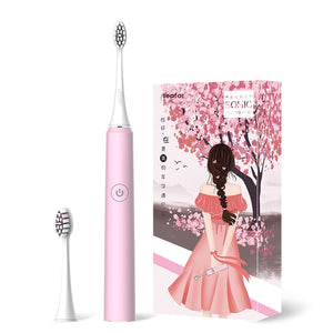 Seago Electric Sonic Toothbrush 5 Mode Rechargeable Automatic Replacement Tooth Brush Adult Waterproof Whitenig Best Gift