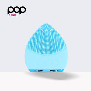POP SONIC  Electric Face Cleaning Brush Silicone Facial Clean Skin Care Oil Control Blackhead Remover Beauty Massager Brush NEW