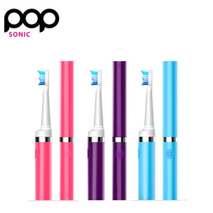 POP Battery Electric Toothbrush Slim Portable Travel Sonic POP SONIC  The Go Everywhere Sonic Toothbrush Go Sonic Toothbrush