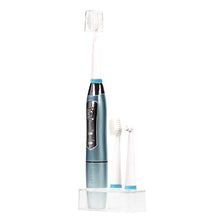 将图片加载到图库查看器，SEAGO Electric Toothbrush Sonic Adult Battery Tooth Brushes Gum Health Waterproof Best Gift with 3 Replacement Brush Heads SG910
