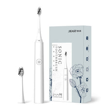 将图片加载到图库查看器，SEAGO Sonic Electric Toothbrush USB Rechargeable Waterproof IPX8 Ultrasonic Toothbrush Adult Timer 5 Modes S2

